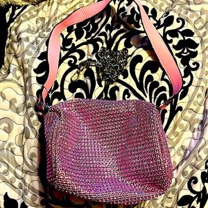 Pink purse with crystals